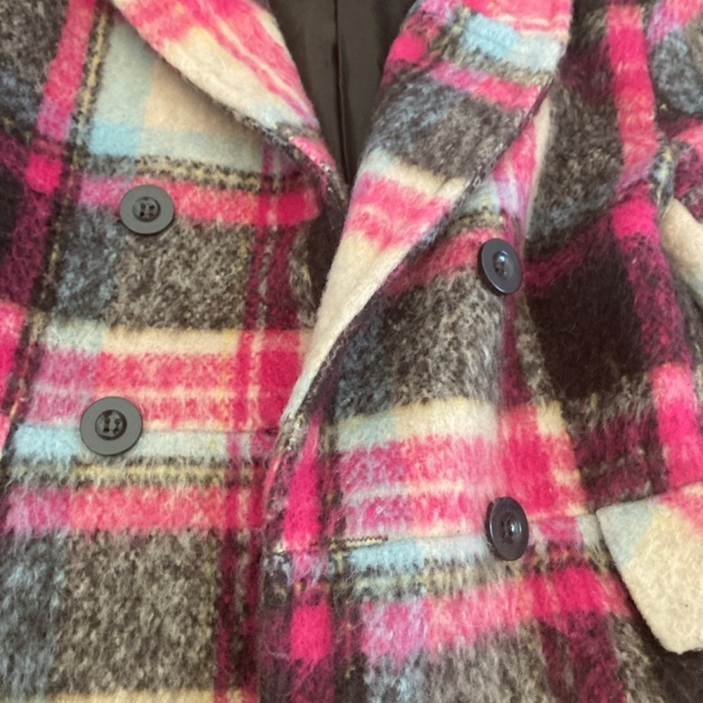 Plaid women’s coat - Picture 5 of 6